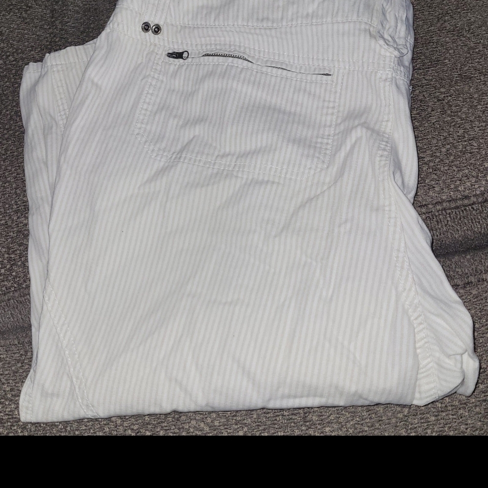 Christopher & Banks White GREY Chinos